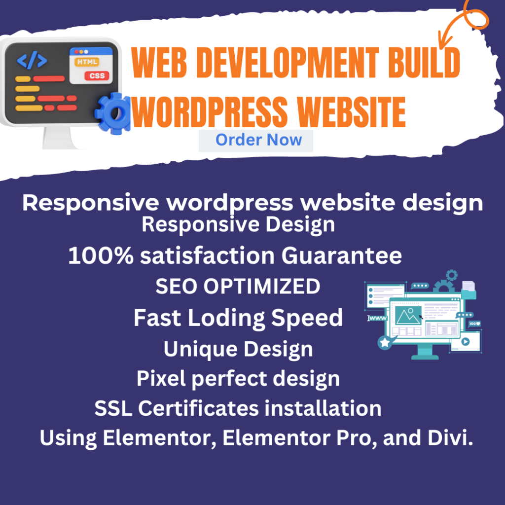 Custom WordPress themes and plugins

Responsive design for mobile and tablet

E-commerce integration and optimization

Ongoing website maintenance and suppor